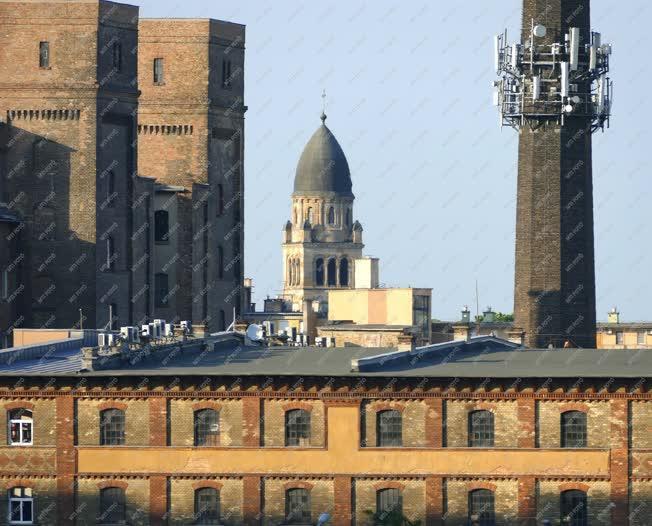 Városkép – Budapest - Ferencvárosi régi gyárépületek 