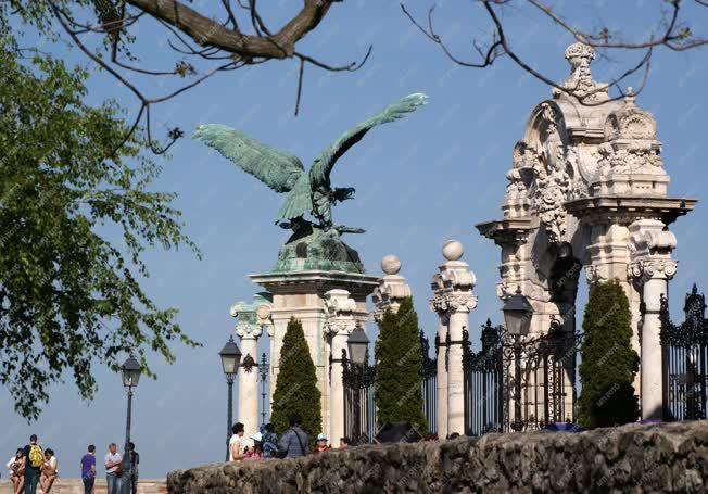 Budapest -  Budavár -Turul szobor