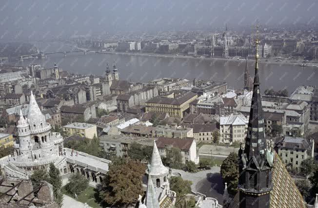 Városkép - Budapest - Kilátás a Mátyás templom tornyából