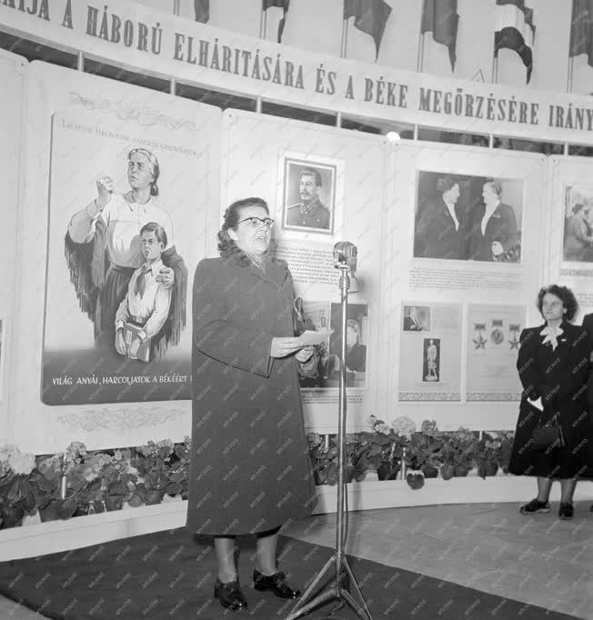 Külkapcsolat - Kiállítás - A szovjet nők harca a békéért 
