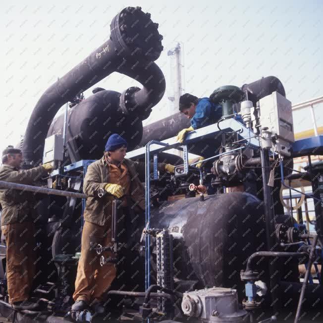 Ipar - Energia - Nagyalaföldi Kőolaj és Földgáztermelő Vállalat új szegedi üzeme