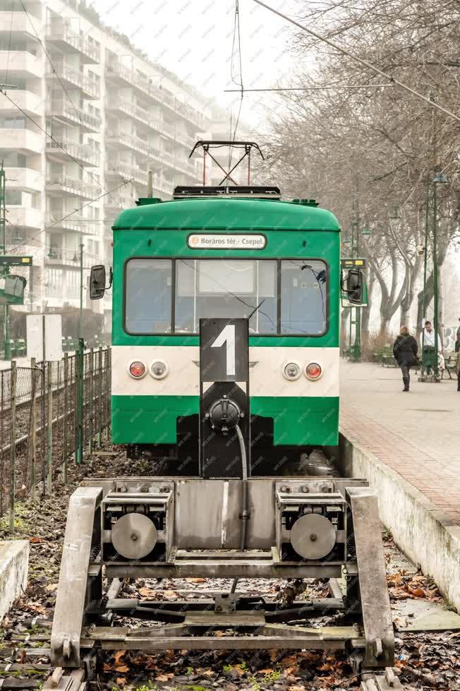 Közlekedés - Budapest - A 7-es HÉV végállomása