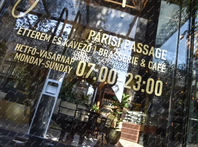 Városkép - Idegenforgalom - Párisi Udvar Hotel és Passage Budapest 