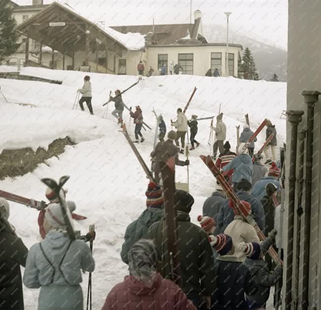 Tájkép - Téli Tátra Csehszlovákiában