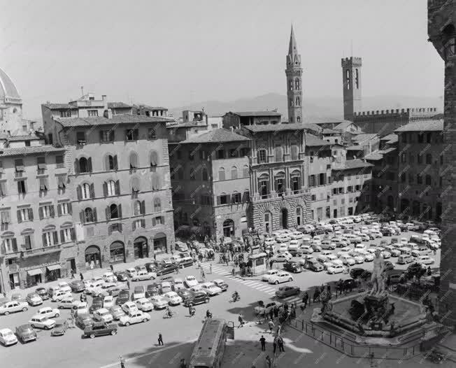 Városkép - Olaszország - Firenze - Piazza della Signoria
