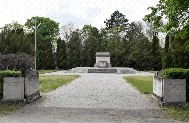 Emlékezés - Budapesti Új Köztemető - Első világháborús olasz katonai temető