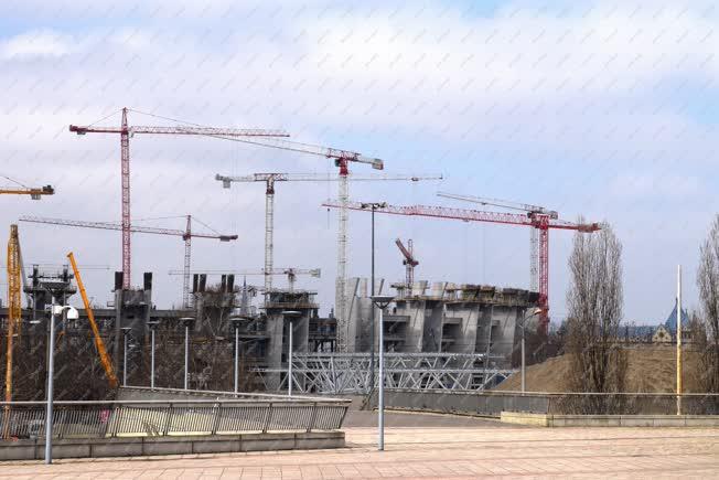 Építkezés - Budapest - Puskás Ferenc Stadion