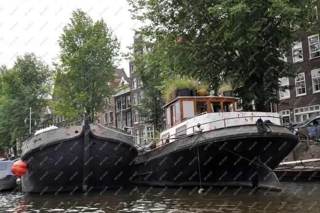 Városkép - Amszterdam - Lakóhajók