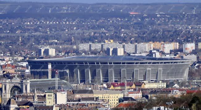 Városkép - Budapest - A Puskás Ferenc Stadion és környéke