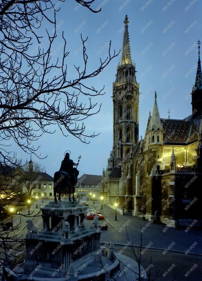 Budapest, téli és esti felvételek