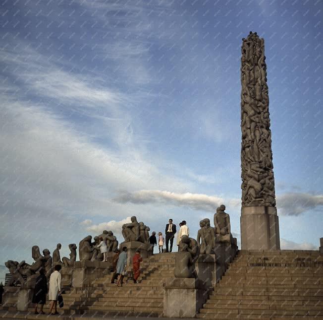 Várokép - Norvégai - Oslo - Vigeland park