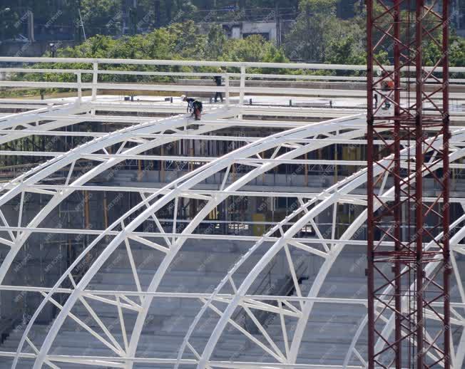 Építkezés - Budapest - Épül az MTK új stadionja