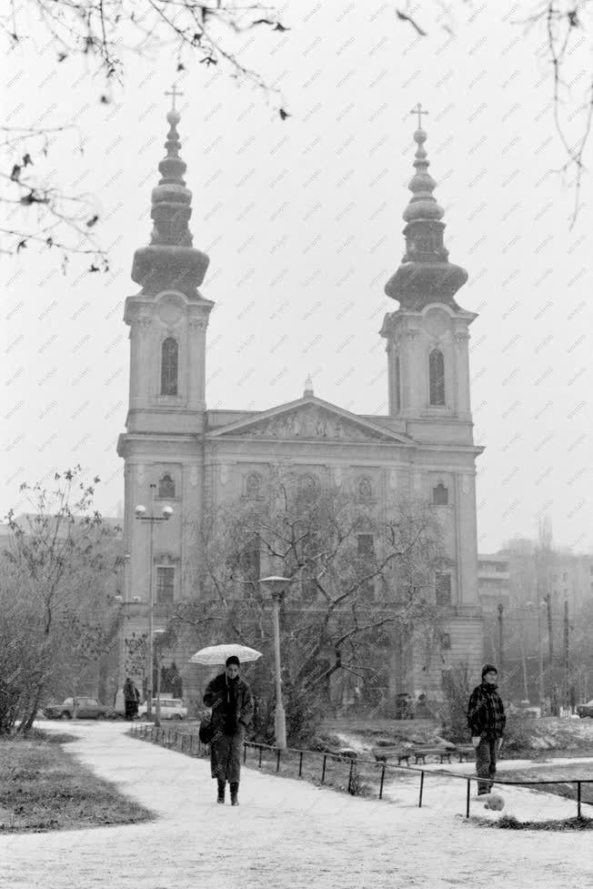 Időjárás - Havazás Budapesten