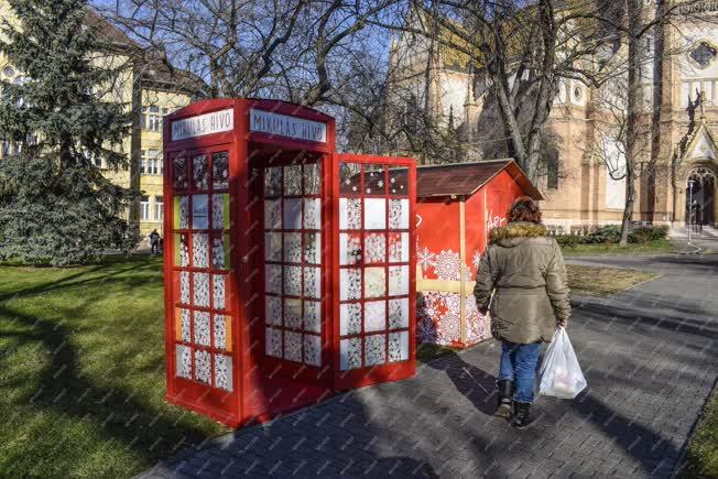 Városkép - Budapest - Mikulás hívó