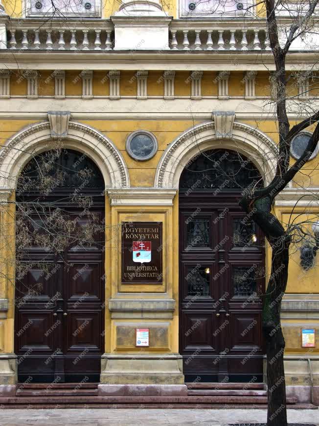 Kultúra - Budapest - Az Egyetemi Könyvtár épülete