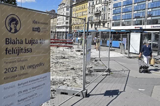 Településfejlesztés - Budapest - Megújul a Blaha Lujza tér