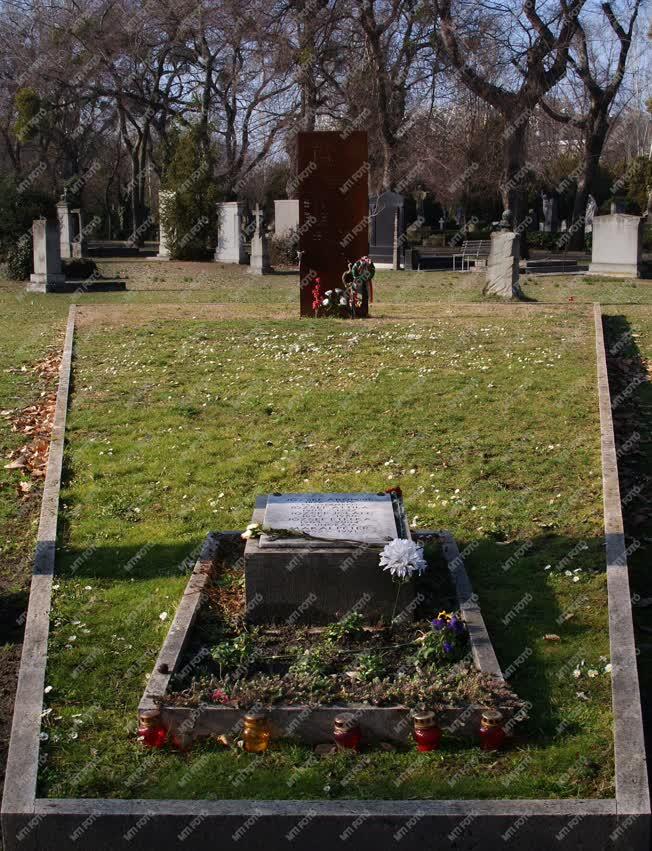 Temető - József Attila sírja a Fiumei úti Nemzeti Sírkertben