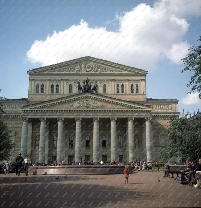 Városkép - Szovjetúnió - Moszkvai Nagyszínház