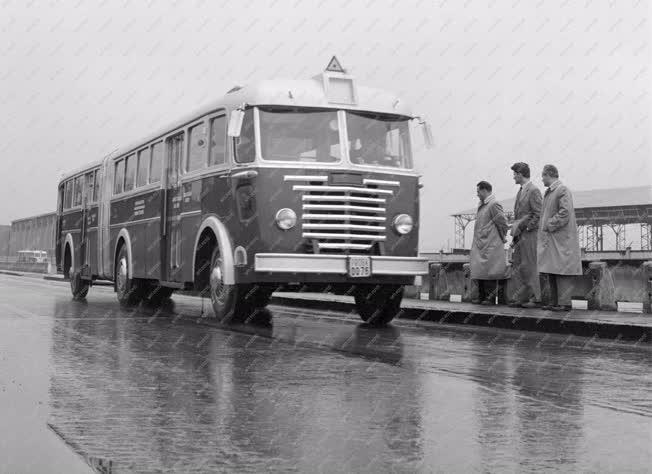 Járműipar - Csuklós buszokat állított forgalomba a FAÜ