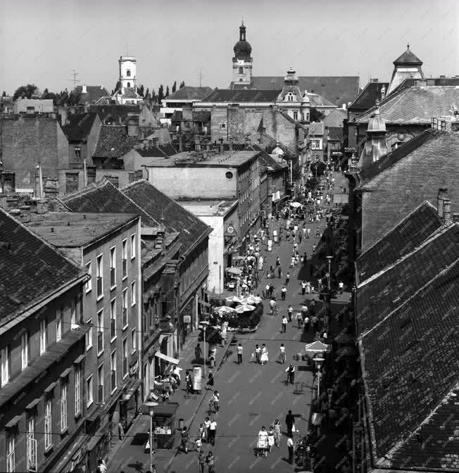 Városkép - Győr belvárosi látképe