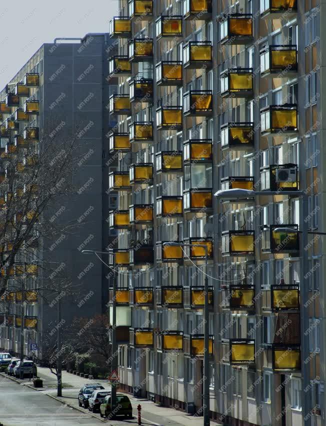 Városkép - Budapest - Panelházak a XIII. kerületben