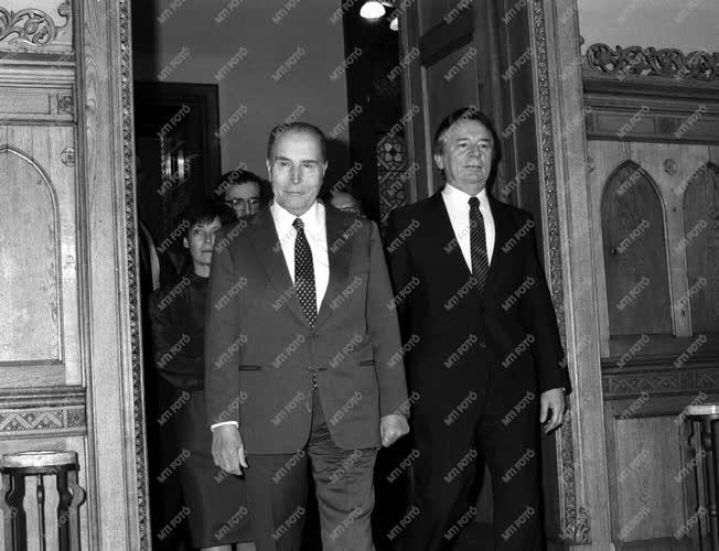 Külpolitika - Diplomácia - Francois Mitterrand Budapesten