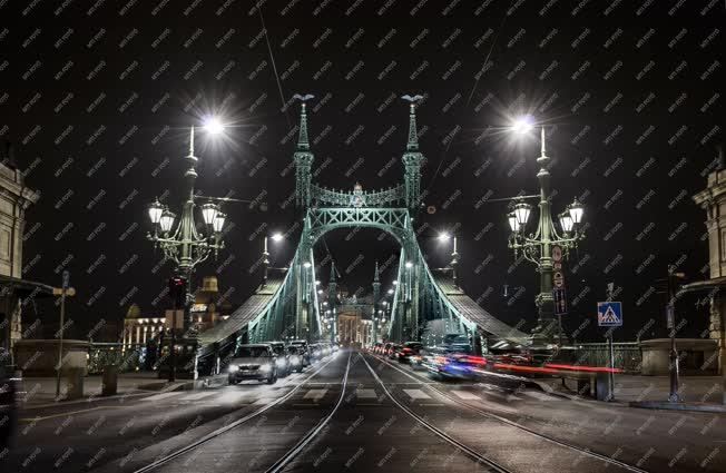 Közlekedési létesítmény - Budapest - A Szabadság híd