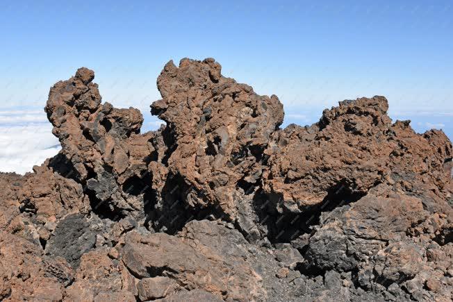Természet - Tenerife - Sziklák a Teidén