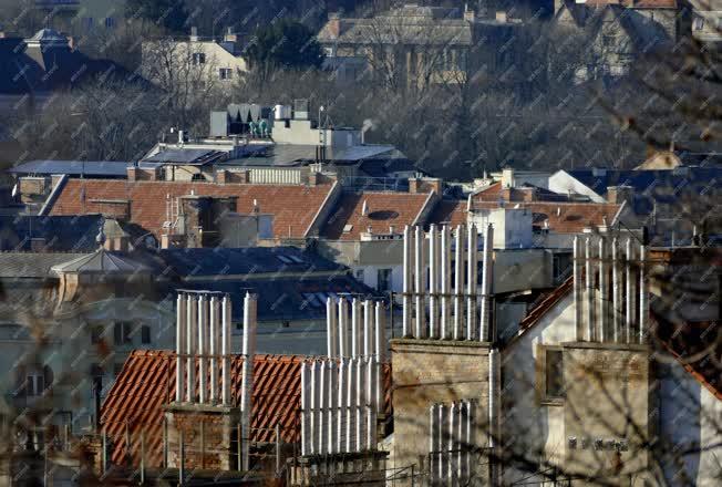 Környezetvédelem - Budapest - Gázfűtés fővárosi lakóházakban
