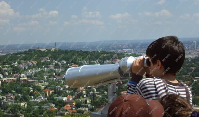 Zsáner - Budapest - Kilátás a Gellért-hegyre 