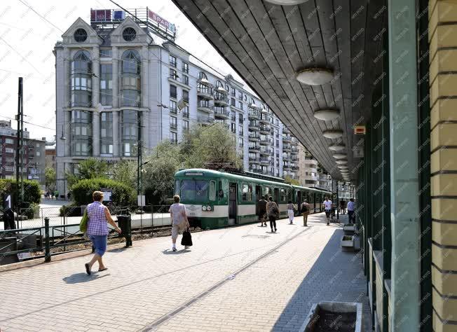 Közlekedés - Budapest - A 7-es HÉV végállomása