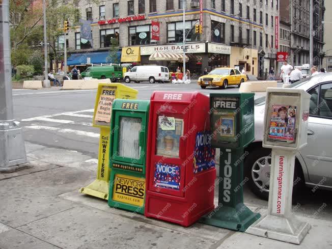 New York - Ingyenes újságok a Broadway-n