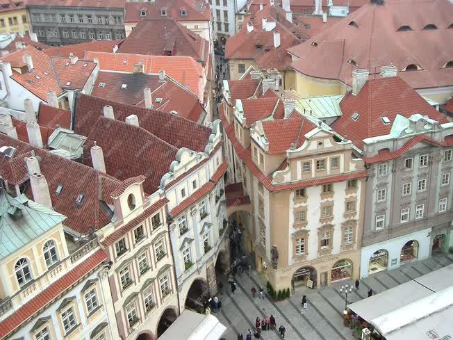 Csehország - Prága - Óvárosi háztetők