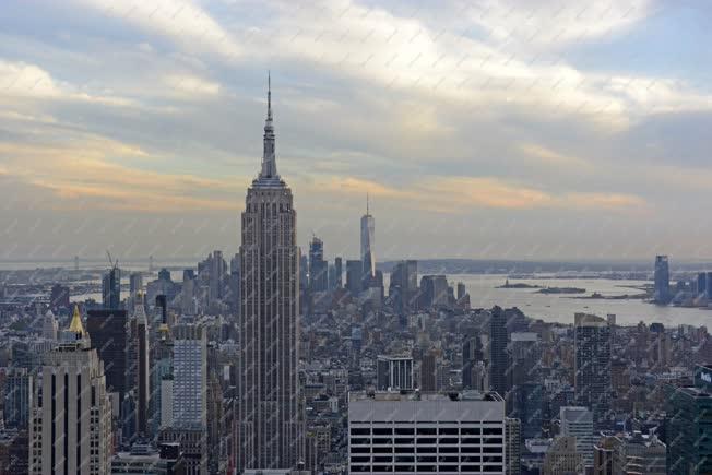 Városkép - New York - Kilátás a 30 Rockefeller Plaza kilátójából