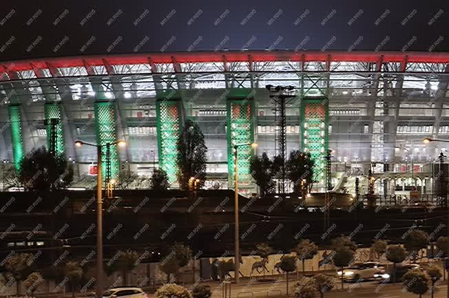 Esti felvétel - Budapest - Puskás Ferenc Stadion