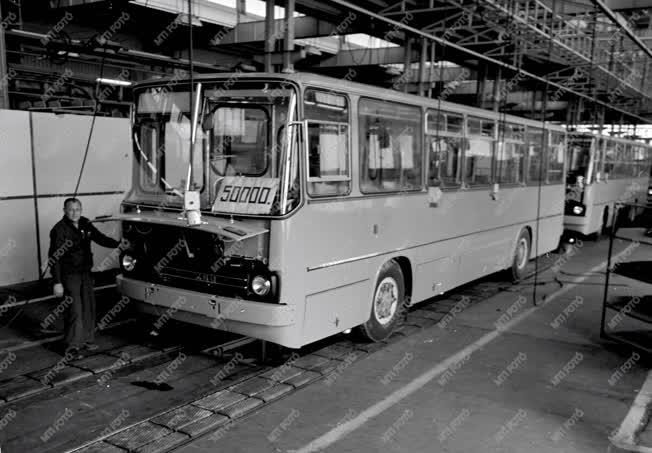 Járműipar - Az ötvenezredik Ikarus autóbusz