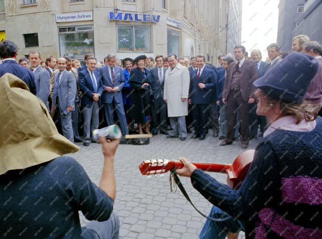 Külkapcsolat - Beatrix holland királynő Budapesten