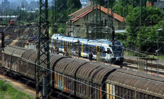 Közlekedés - Budapest - A Ferencváros vasútállomás