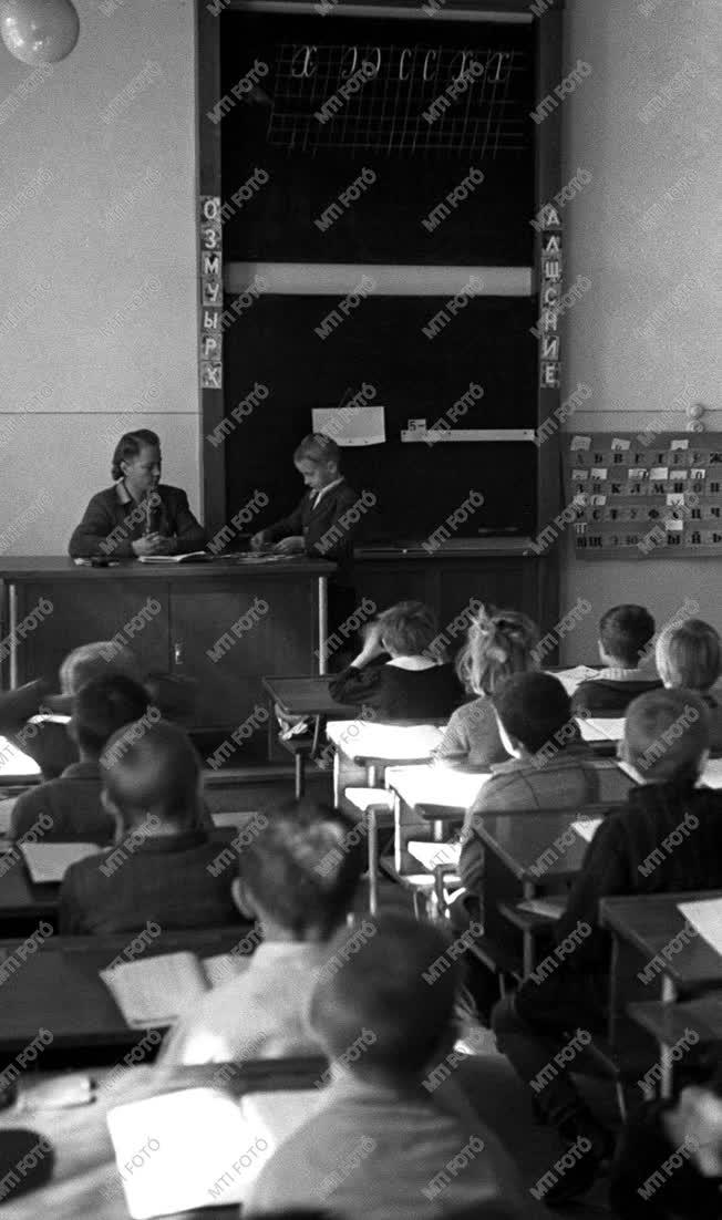 Oktatás - A budapesti orosz iskolában 