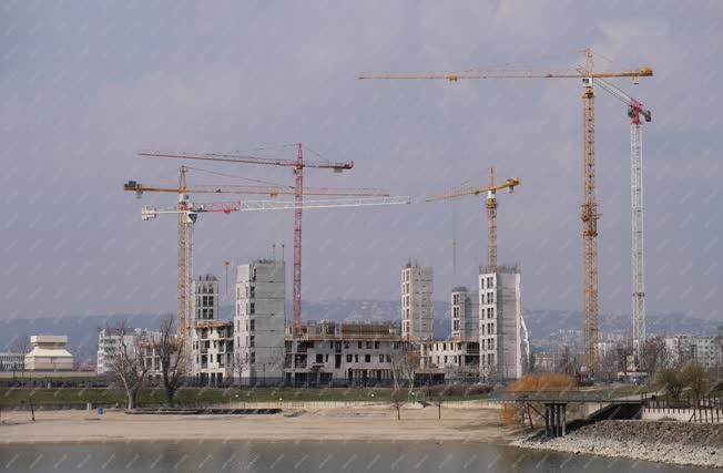 Építőipar - Budapest - Kopaszi-gát
