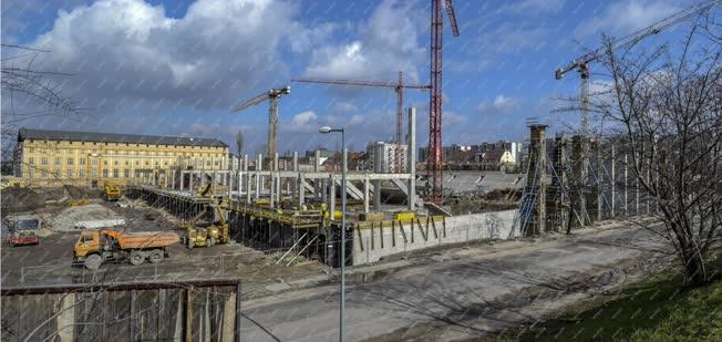 Építkezés - Budapest - Épül az MTK új stadionja