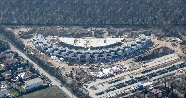 Légi fotó - Debrecen - Nemzetközi iskola épül