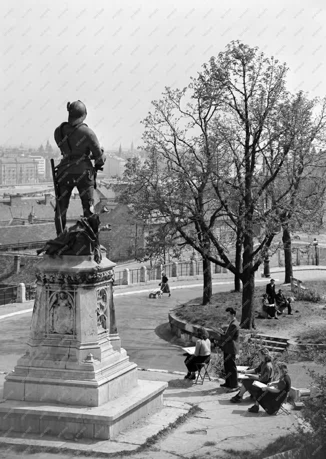Városkép - Budapest - Hunyadi János-szobor