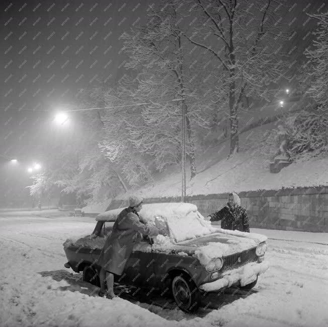 Időjárás - Tél Budapesten 