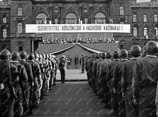 Prágai Tavasz 1968 - Magyar egységek hazatérése