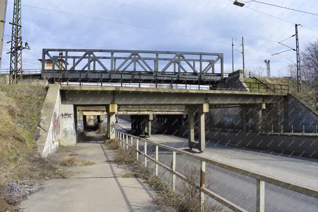 Közlekedés - Budapest - Illatos úti vasúti hidak