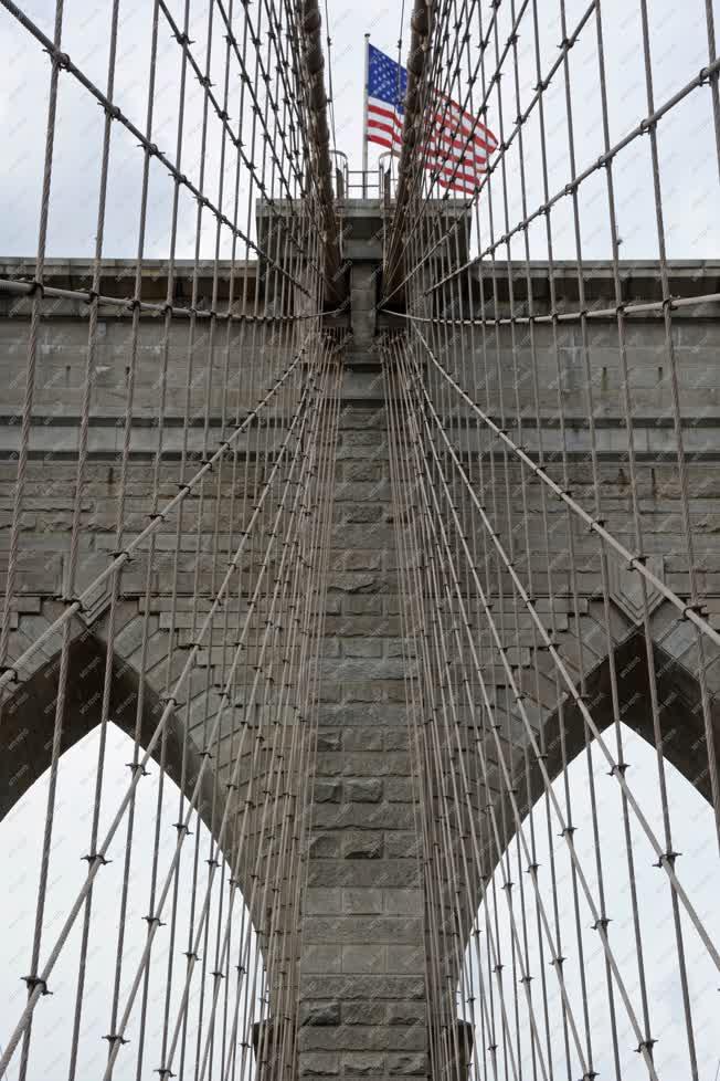 Városkép - New York - Brooklyn Bridge