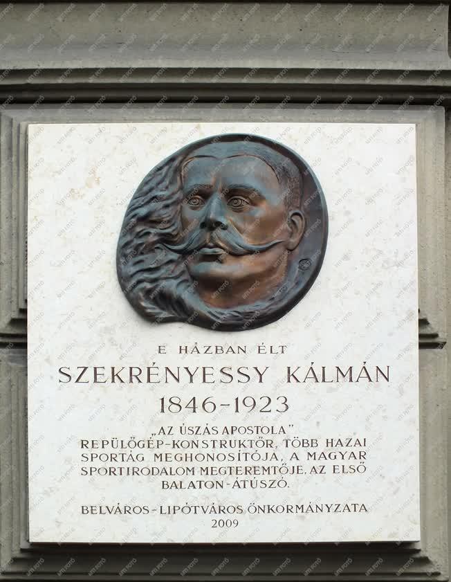 Emléktábla - Budapest - Szekrényessy Kálmán emléktáblája