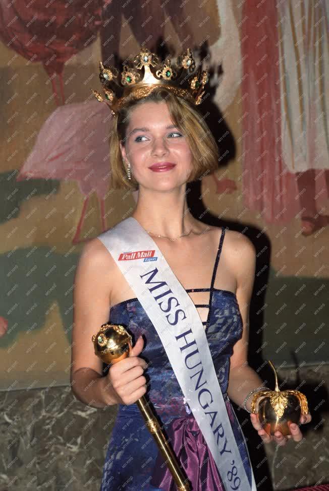 Szépségverseny - Miss Hungary 1989