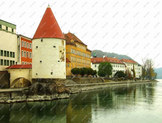 Németország - Passau - Óvárosi épületek 